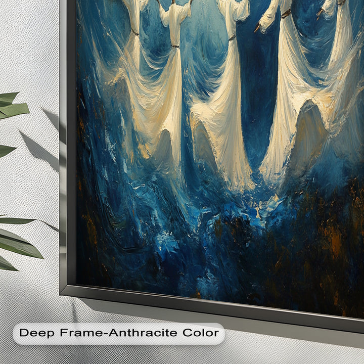Spiritual Dervishes Wall Decor – Religious Oil Painting
