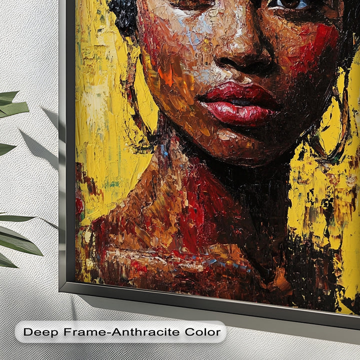 Radiant Soul – Bold Portrait Oil Painting in Fauvist Style