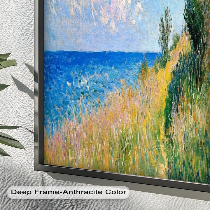 Seaside Landscape Impressionist - Modern Oil Painting
