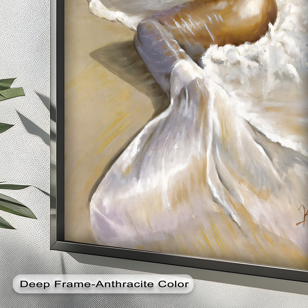 Golden Tide – Sensual Mermaid Oil Painting