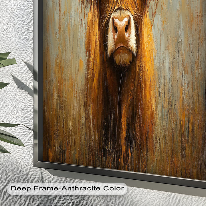 Highland Cow – Animal Oil Painting