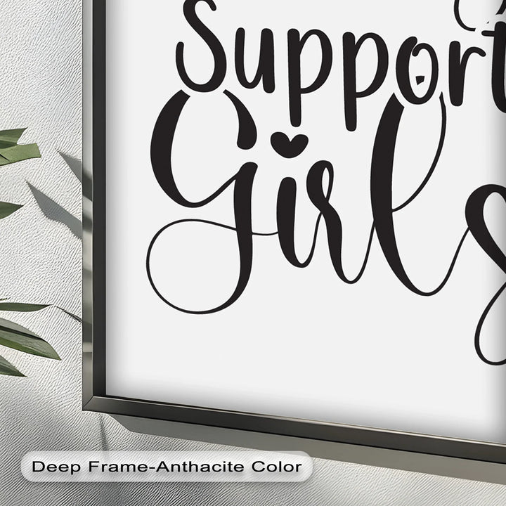 Girls Support Girls – Oil Painting - MyPhotoStation