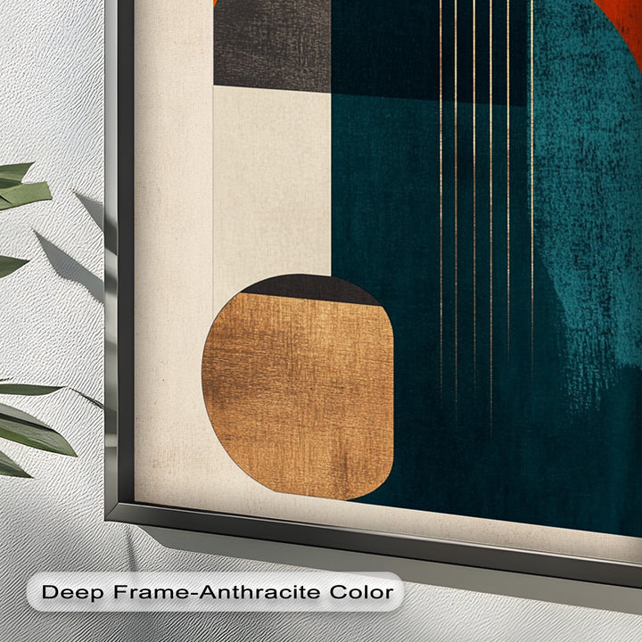 Modern Resonance – Abstract Geometric Oil Painting