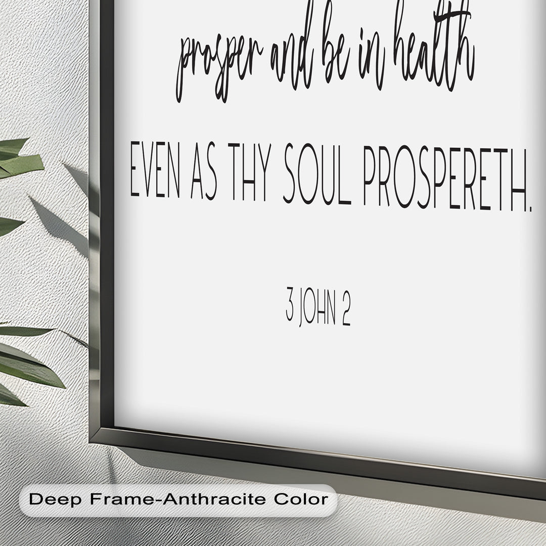 3 John 2 Wall Art – Christian Bible Oil Paintings