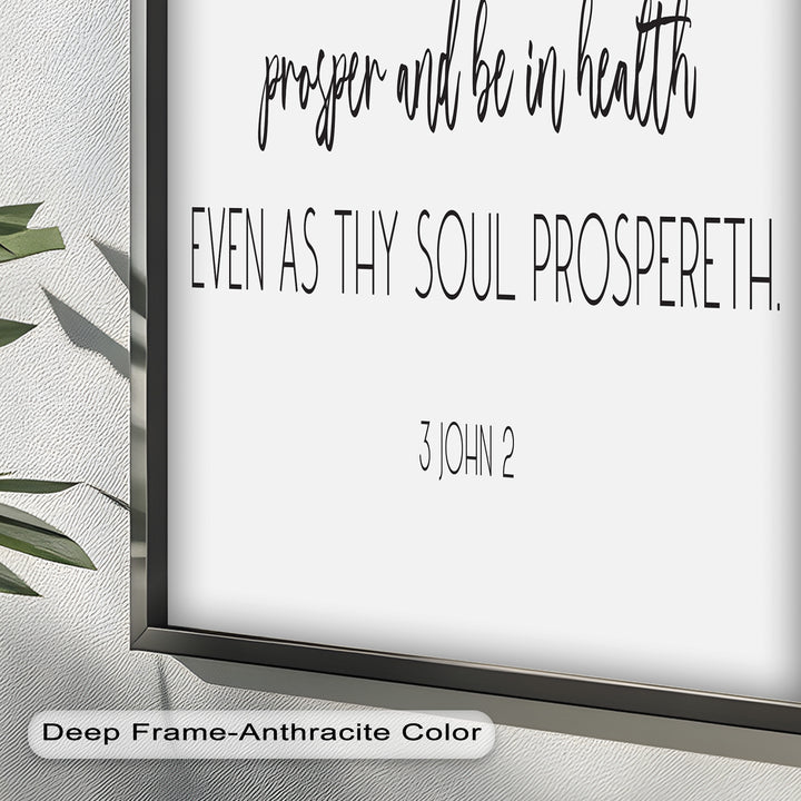 3 John 2 Wall Art – Christian Bible Oil Paintings