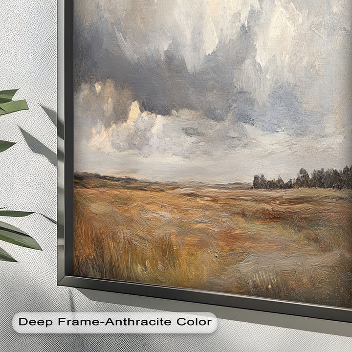 Prairie Horizon – Vintage Oil Painting