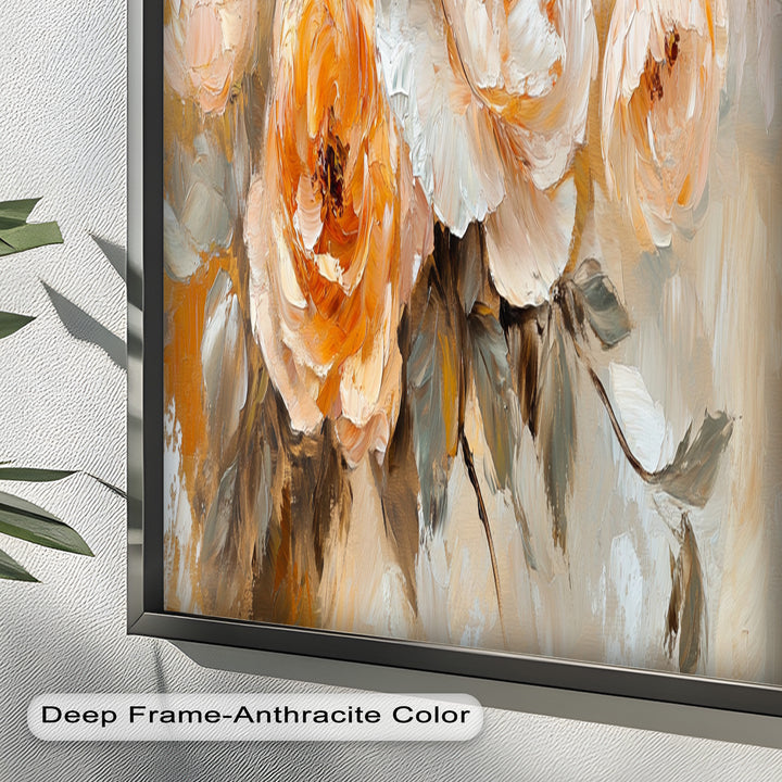 Peony Flowers – Botanical Oil Painting