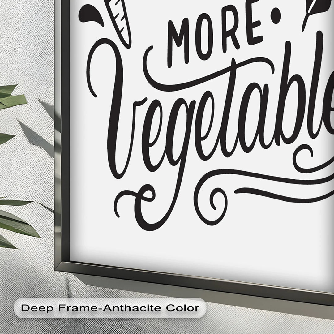 Eat More Vegetables – Modern Oil Painting - MyPhotoStation