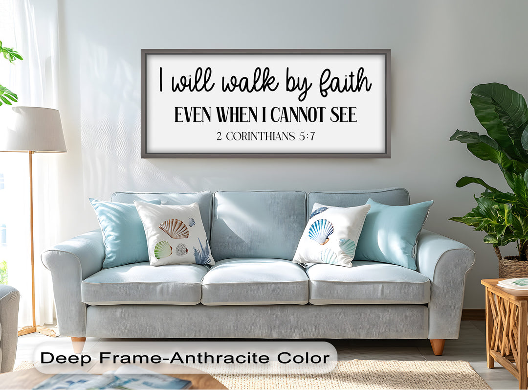 I Will Walk by Faith – Christian Oil Painting