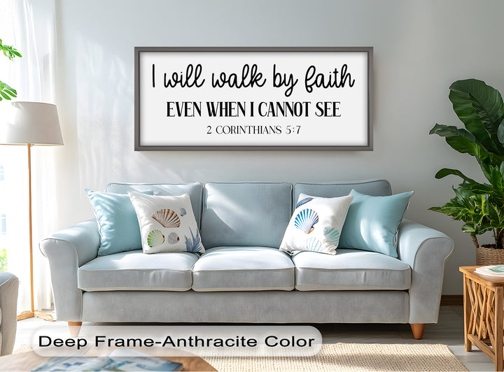 I Will Walk by Faith – Christian Oil Painting