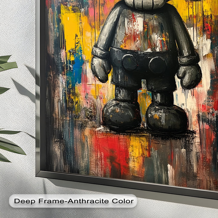 Urban Grit – KAWS Companion Oil Painting