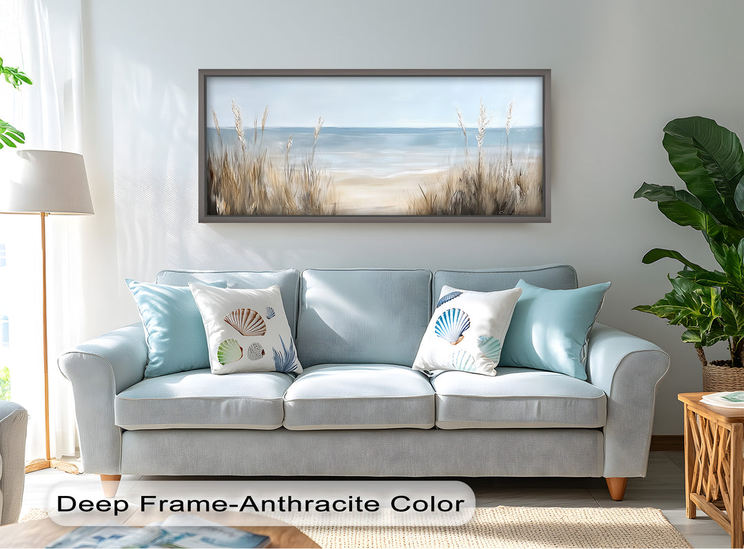 A tranquil celebration of shorelines and stillness, this artwork invites you to pause and breathe in the calm of the coast.