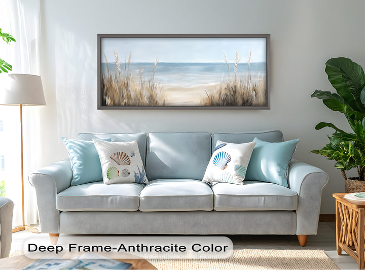 A tranquil celebration of shorelines and stillness, this artwork invites you to pause and breathe in the calm of the coast.