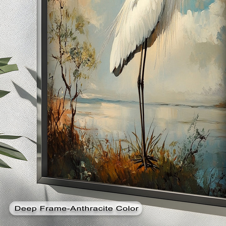 Grace of the Marshlands – Animal Oil Painting