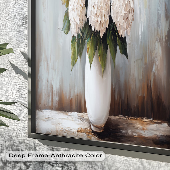 Ivory Bloom Elegance – Still Life Oil Paintings