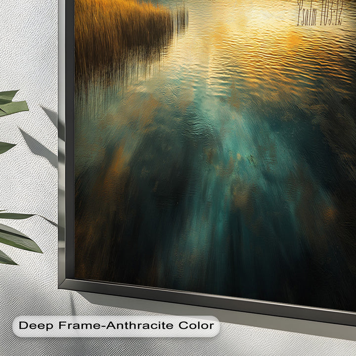 Psalm 103:12 – Divine Forgiveness Bible Verse Oil Painting