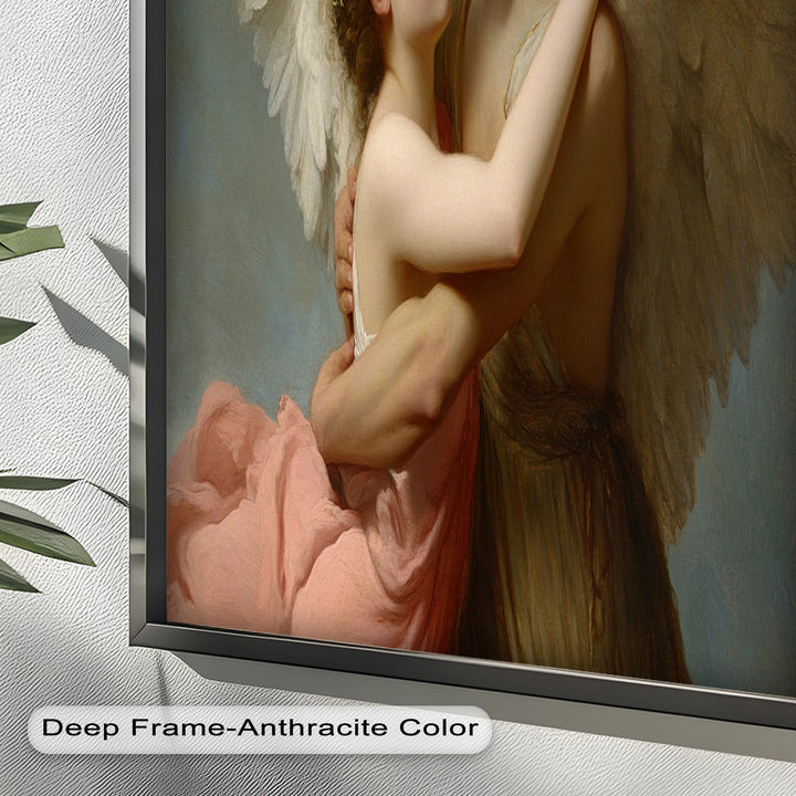 Heavenly Embrace – Cupid and Psyche Renaissance Love Oil Painting