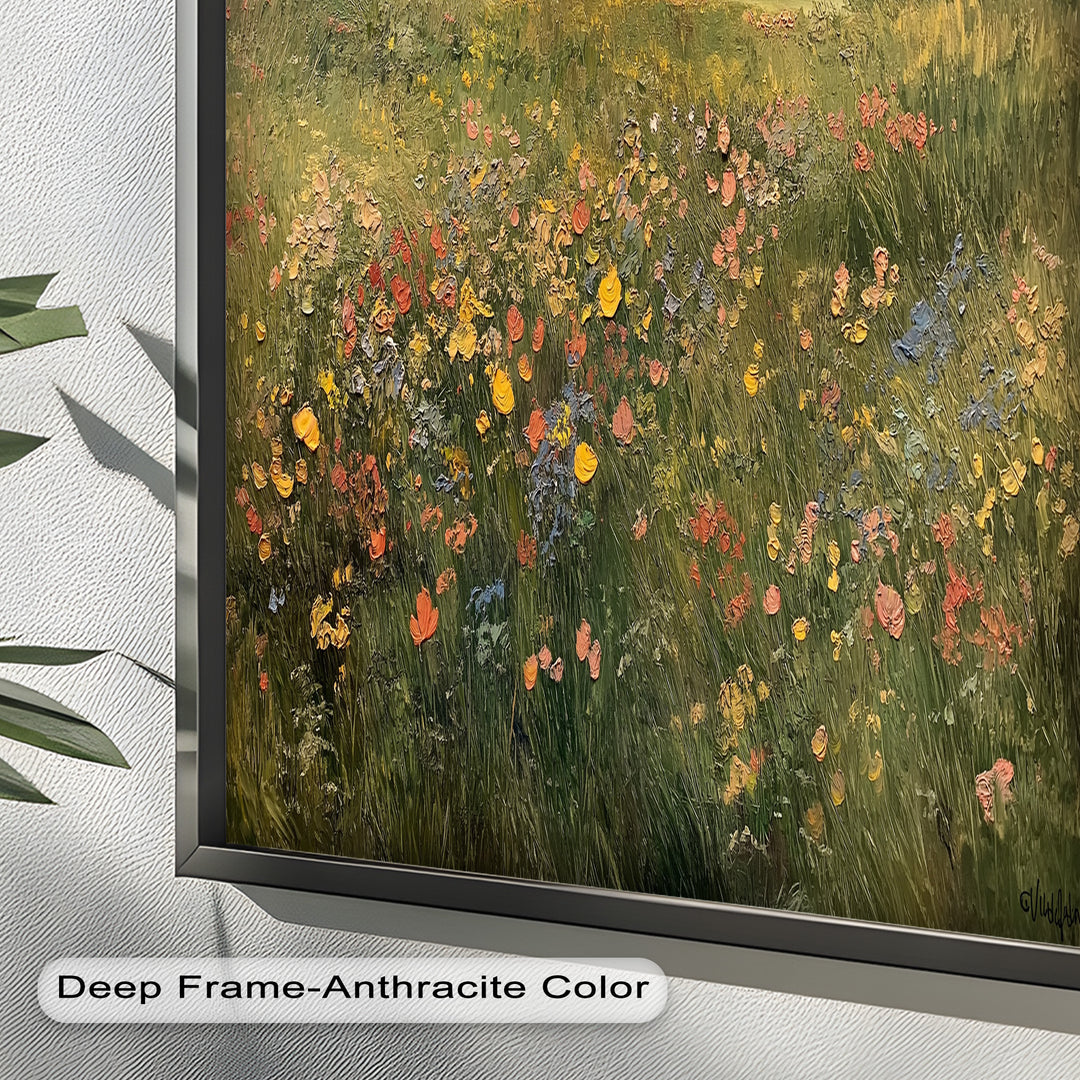 Seaside Meadow View – Landscape Oil Painting