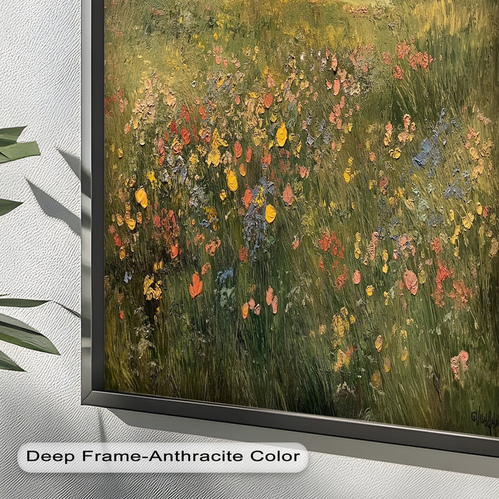 Seaside Meadow View – Landscape Oil Painting
