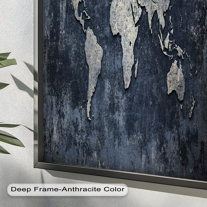 World Map – Modern Oil Paintings