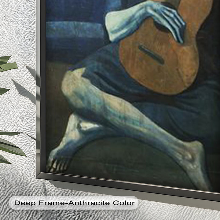 Der melancholische Musiker – Picasso-Ölgemälde