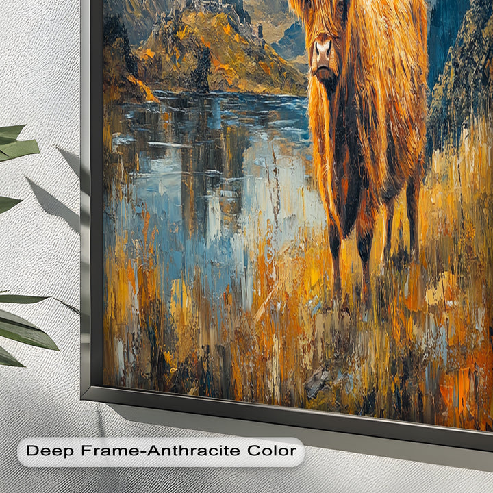Highland Majesty – Rustic Oil Painting