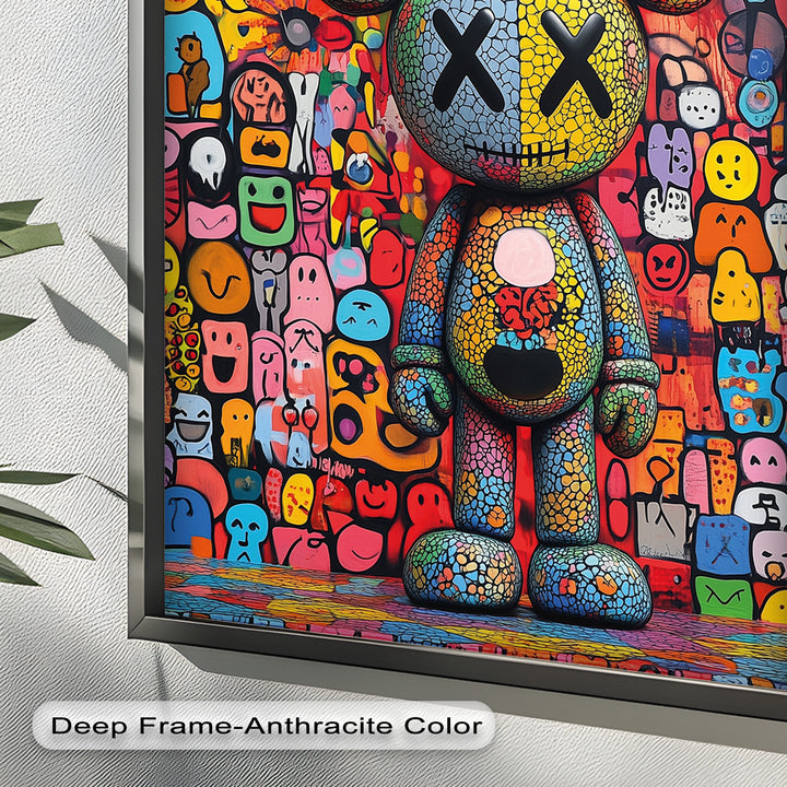 Mosaic Madness – KAWS Oil Painting