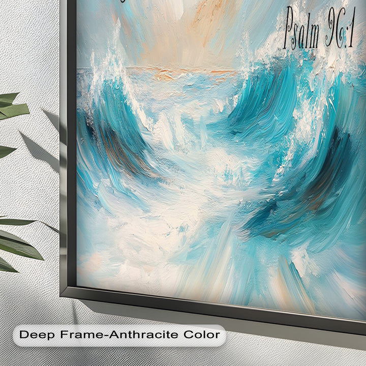Psalm 96:1 – Worship & Praise Bible Verse Oil Painting