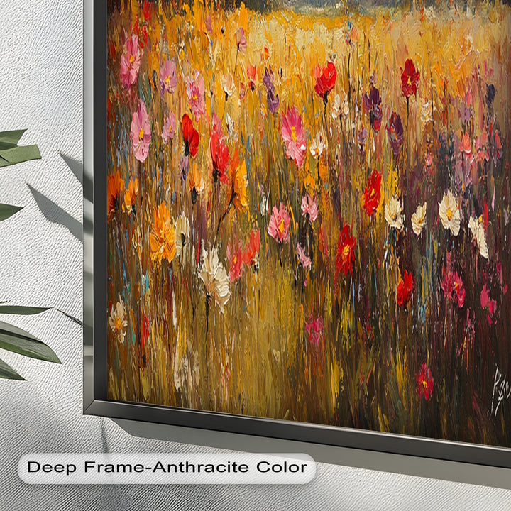 Wildflower Field – Floral Oil Painting