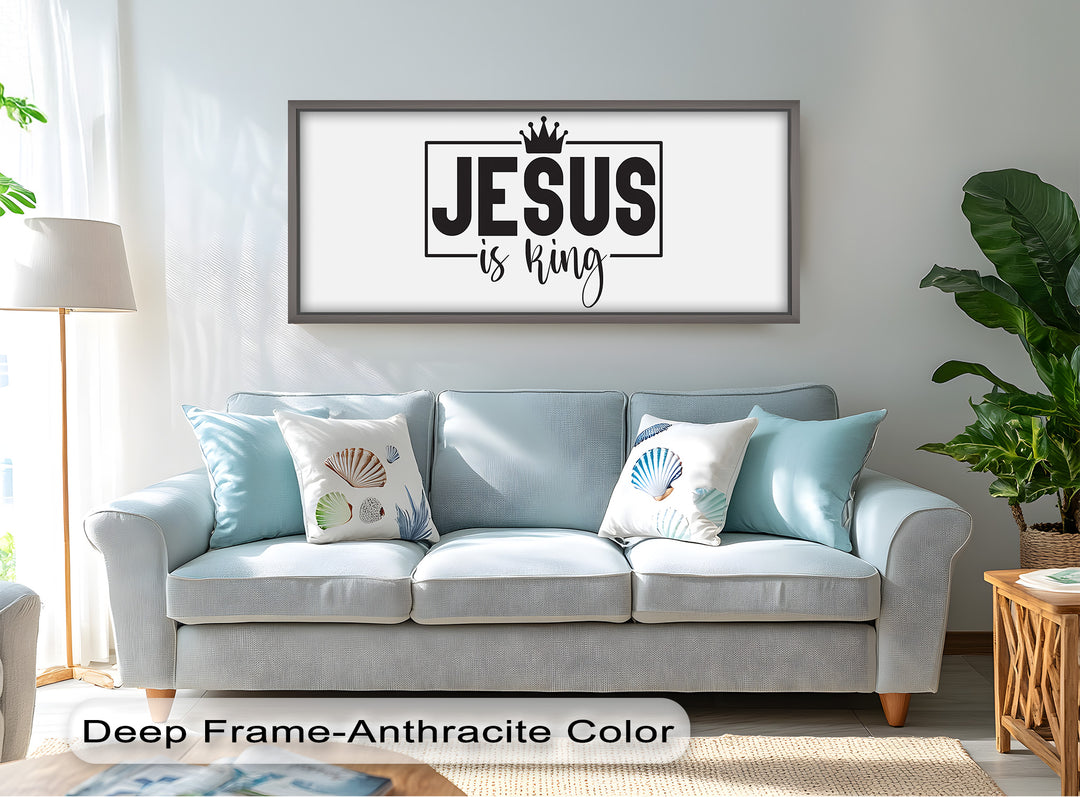 Jesus Is King – Christian Oil Painting