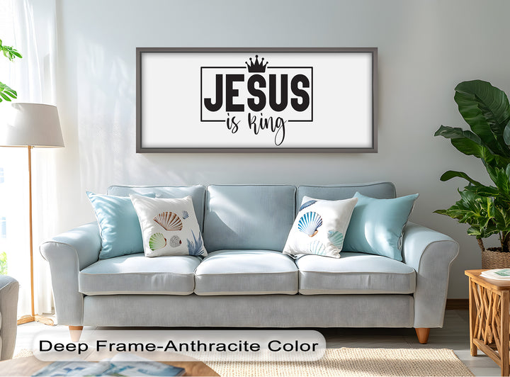 Jesus Is King – Christian Oil Painting