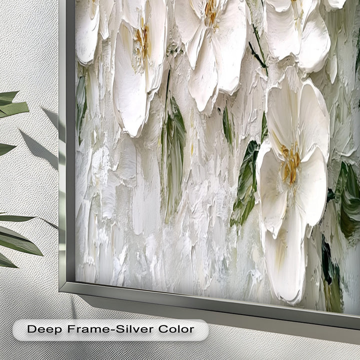 White Flower – Botanical Oil Paintings