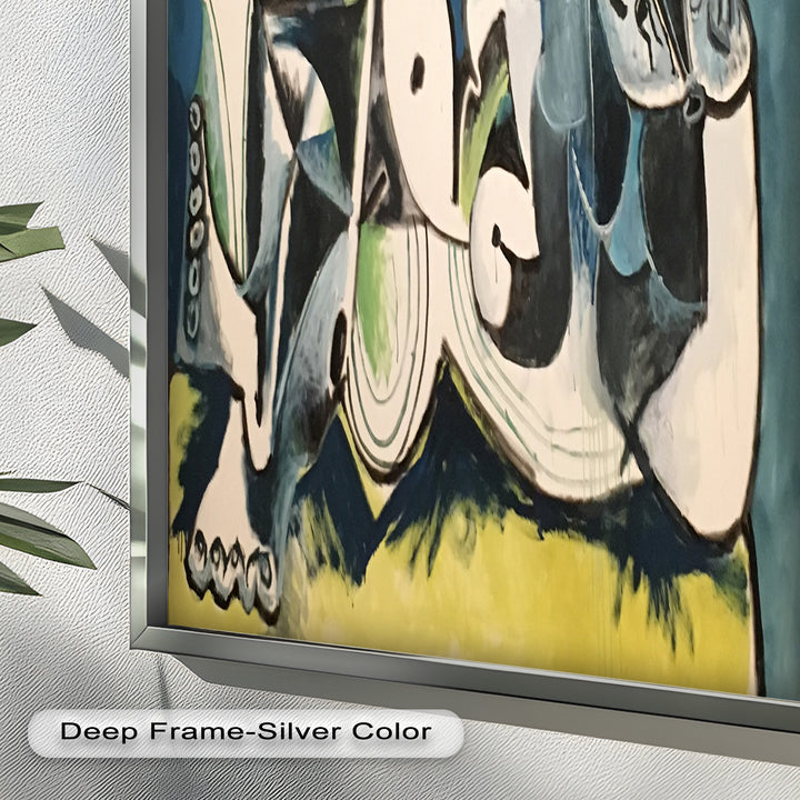 Reclining Abstraction – Picasso Nude Oil Painting