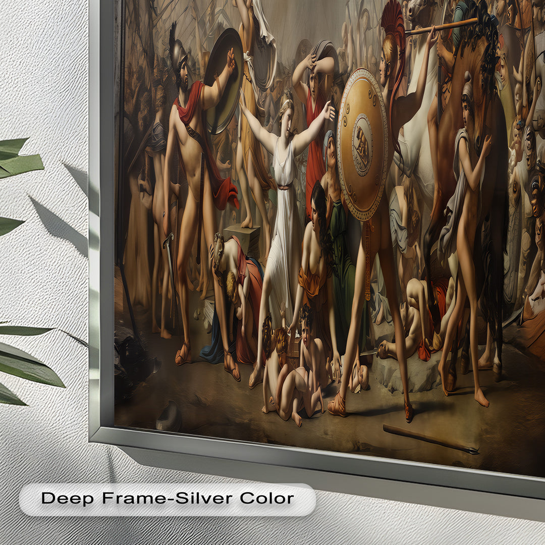 The Sabine Women Intervene – Classicism Oil Painting