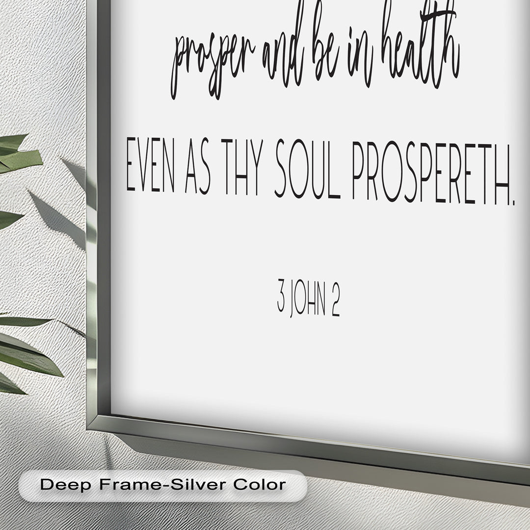 3 John 2 Wall Art – Christian Bible Oil Paintings
