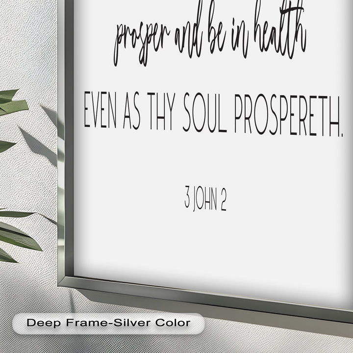 3 John 2 Wall Art – Christian Bible Oil Paintings