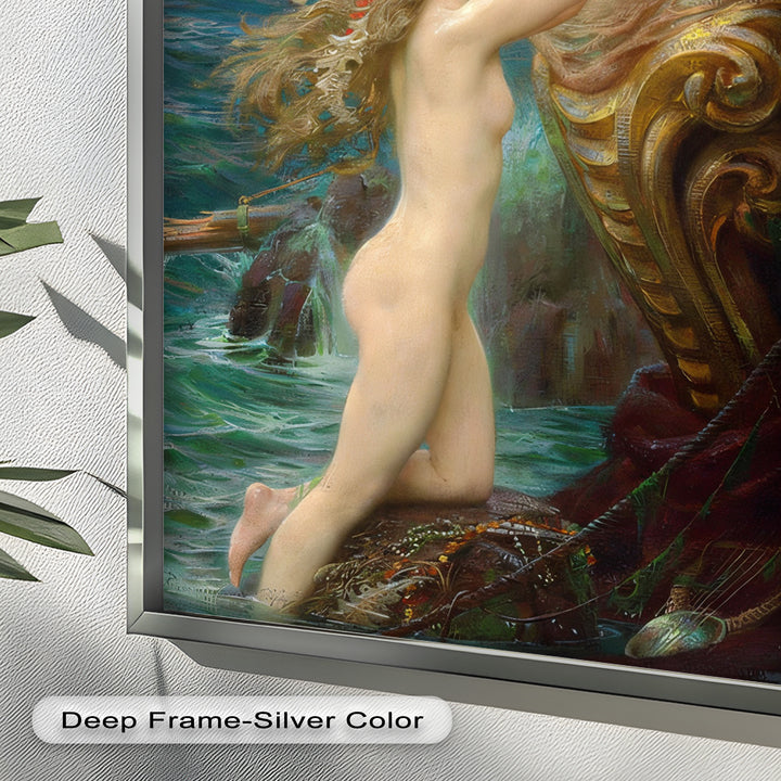 Galatea’s Awakening – Mythological Nude Oil Painting