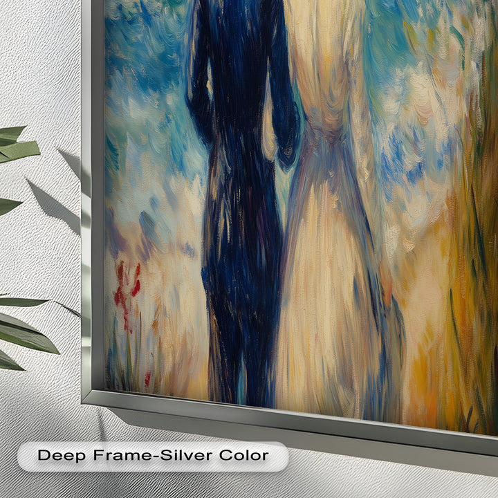 Lovers by the Sea – Romantic Impressionist Oil Painting