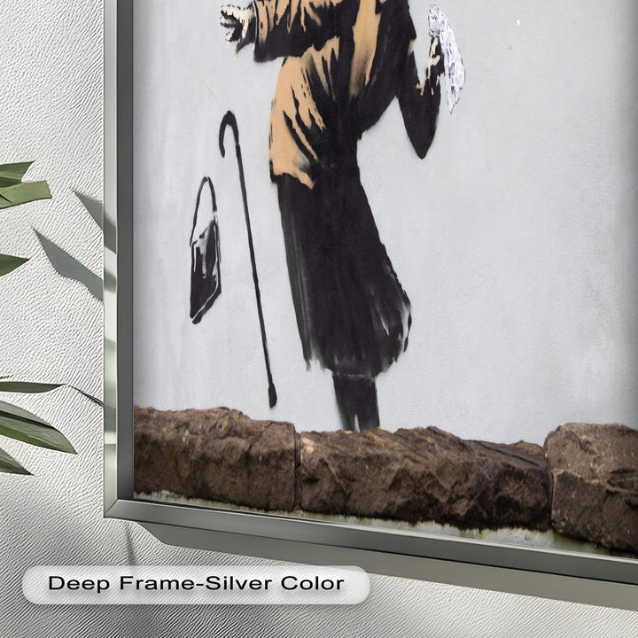 The Power of a Sneeze – Banksy Oil Painting