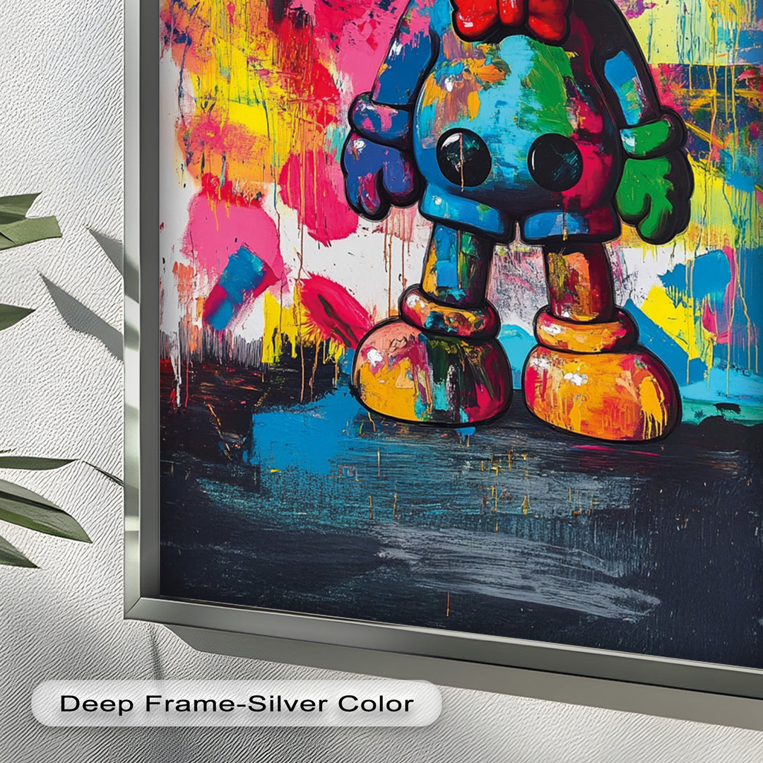 Color Riot Companion – KAWS Oil Painting