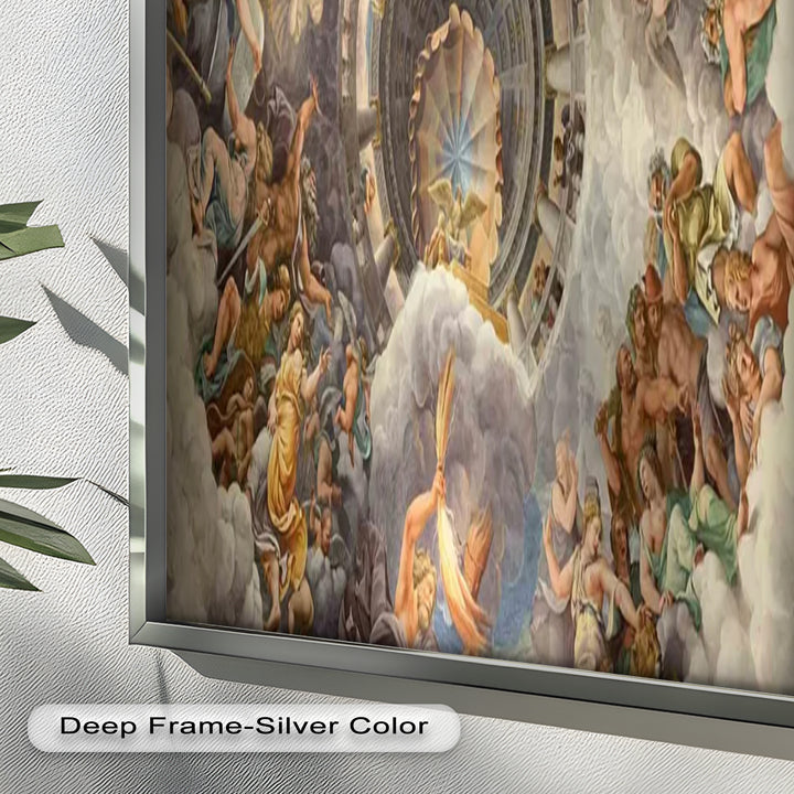 Assumption of the Virgin by Correggio – Renaissance Ceiling Oil Painting