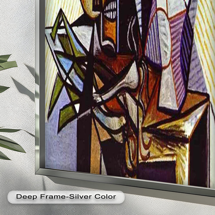 Still Life with Skull by Picasso – Symbolic Cubist Oil Painting
