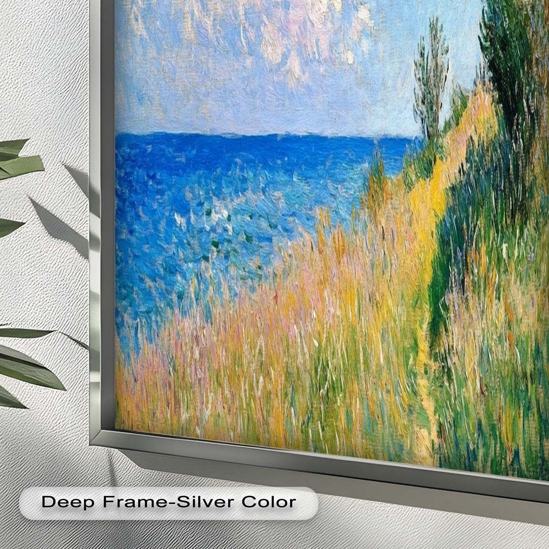 Seaside Landscape Impressionist - Modern Oil Painting