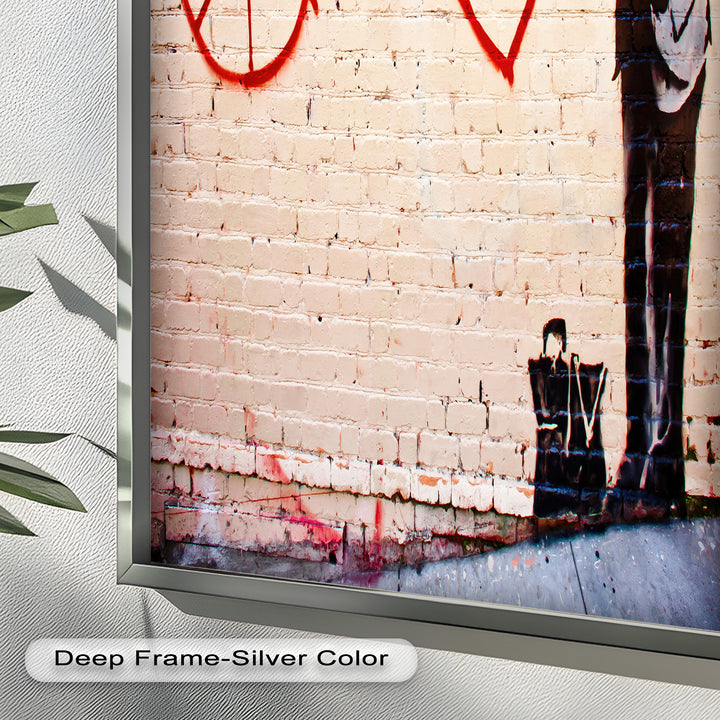Peace + Love Equation – Banksy Oil Painting