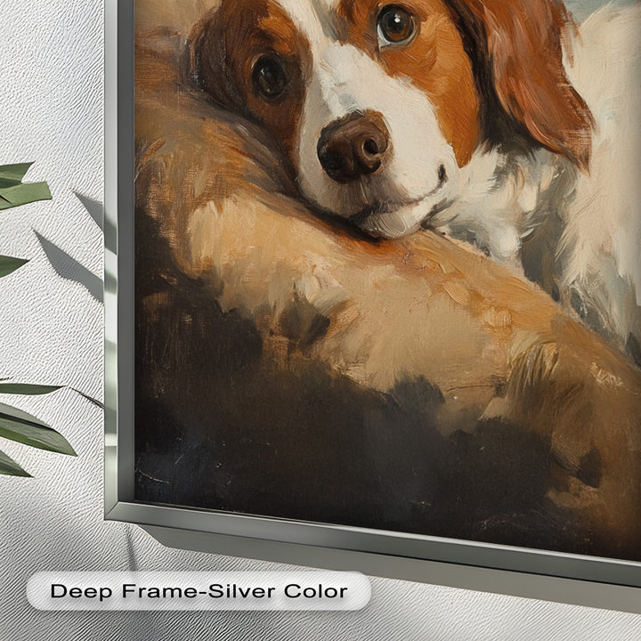 Resting Soul – Loyal Dog Animal Oil Painting