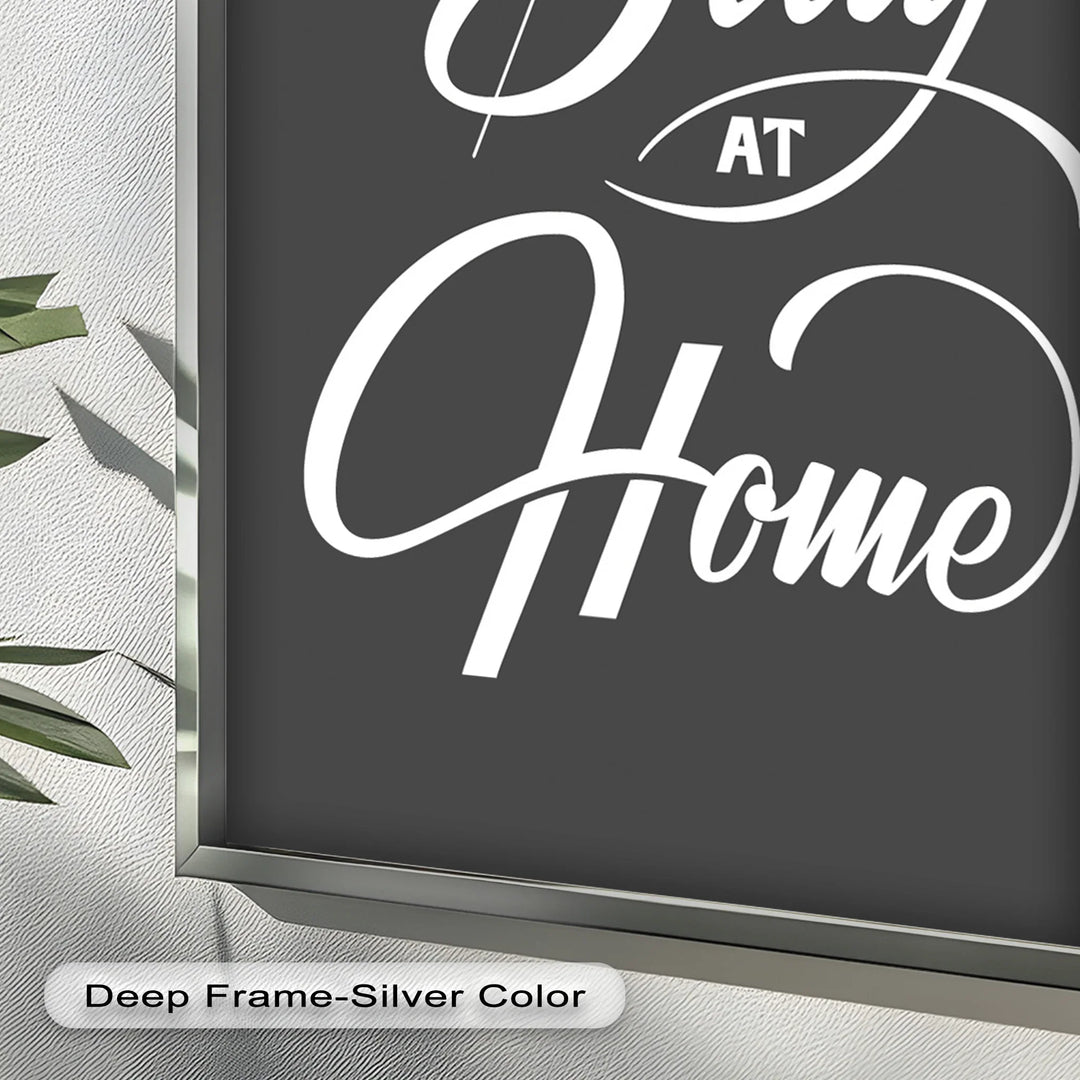 Stay at Home – Modern Oil Painting - MyPhotoStation
