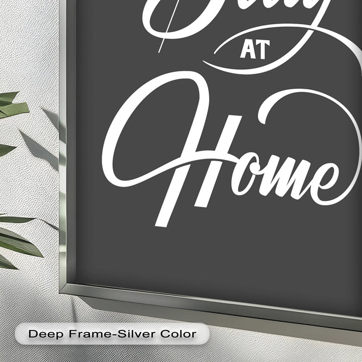 Stay at Home – Modern Oil Painting - MyPhotoStation