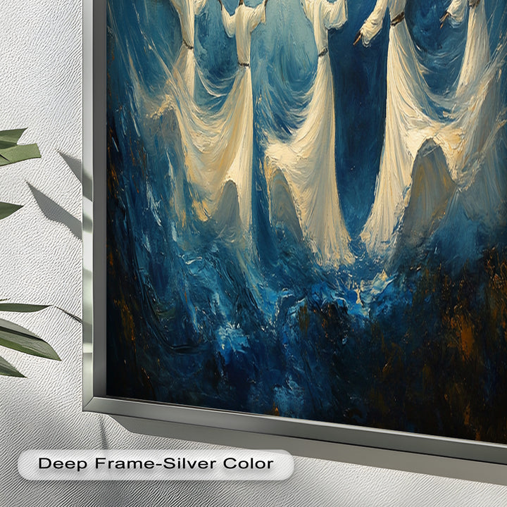 Spiritual Dervishes Wall Decor – Religious Oil Painting