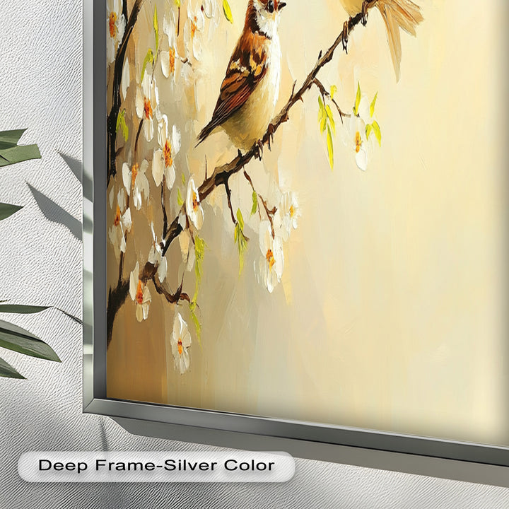 Spring Conversation – Animal Oil Painting