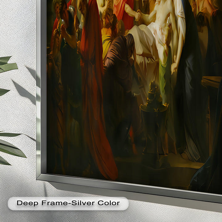 The Death of a Hero – Last Breath of Virtue Classicism Oil Painting